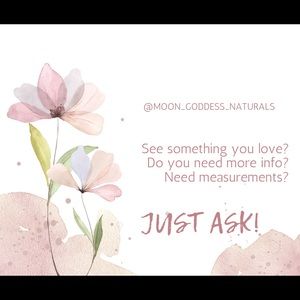 Need more info on an item that you saw? I’m here to answer all your questions!